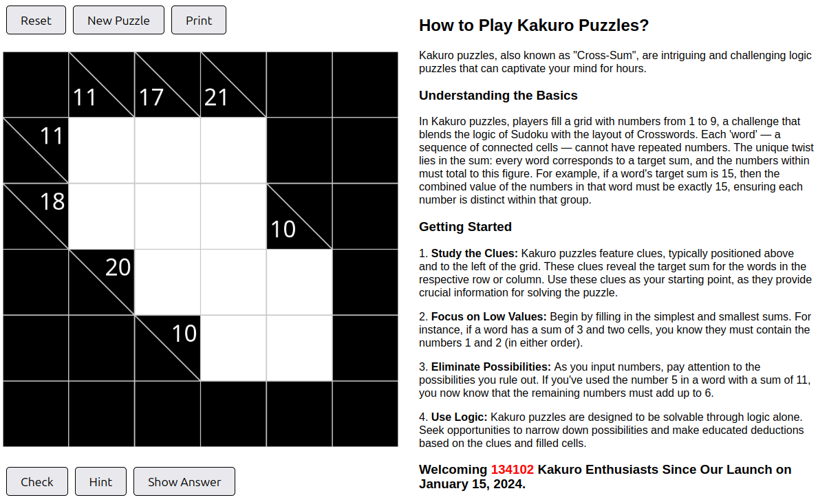 kakuro.com